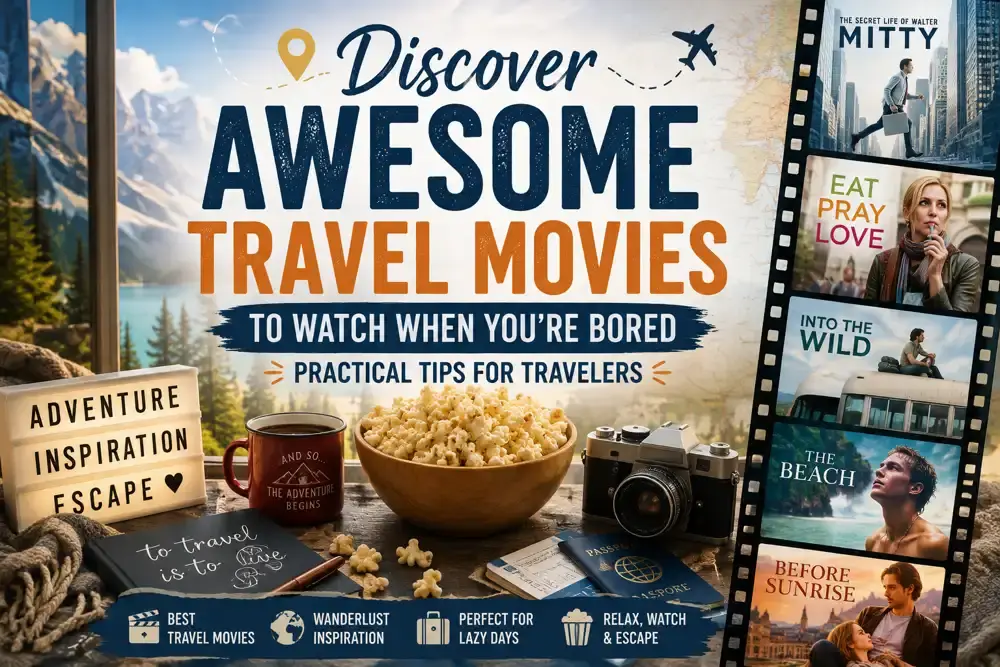 Awesome travel movies to watch when you're bored